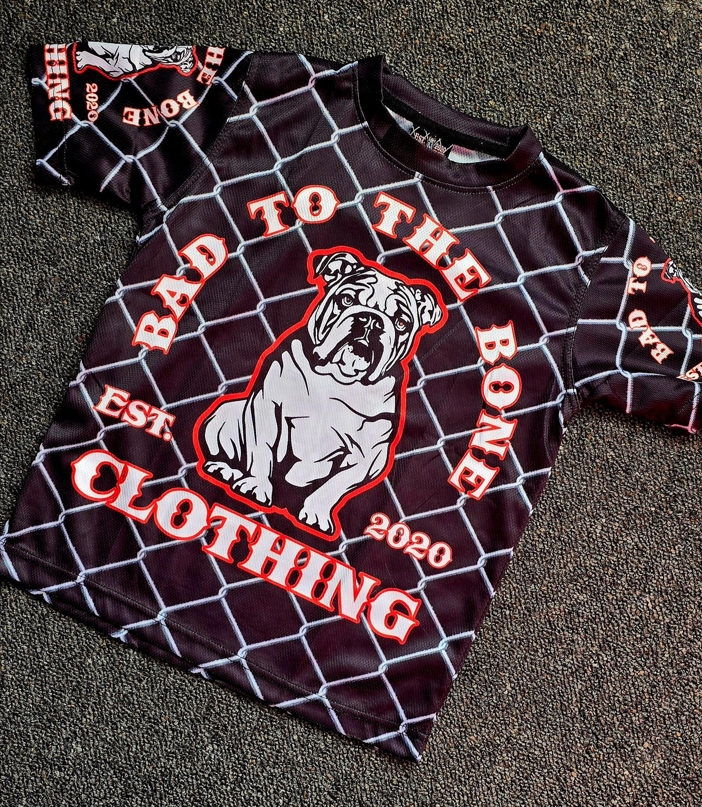 Youth O.G 'Bad To The Bone Clothing Est.2020' Sublimated T-Shirt.