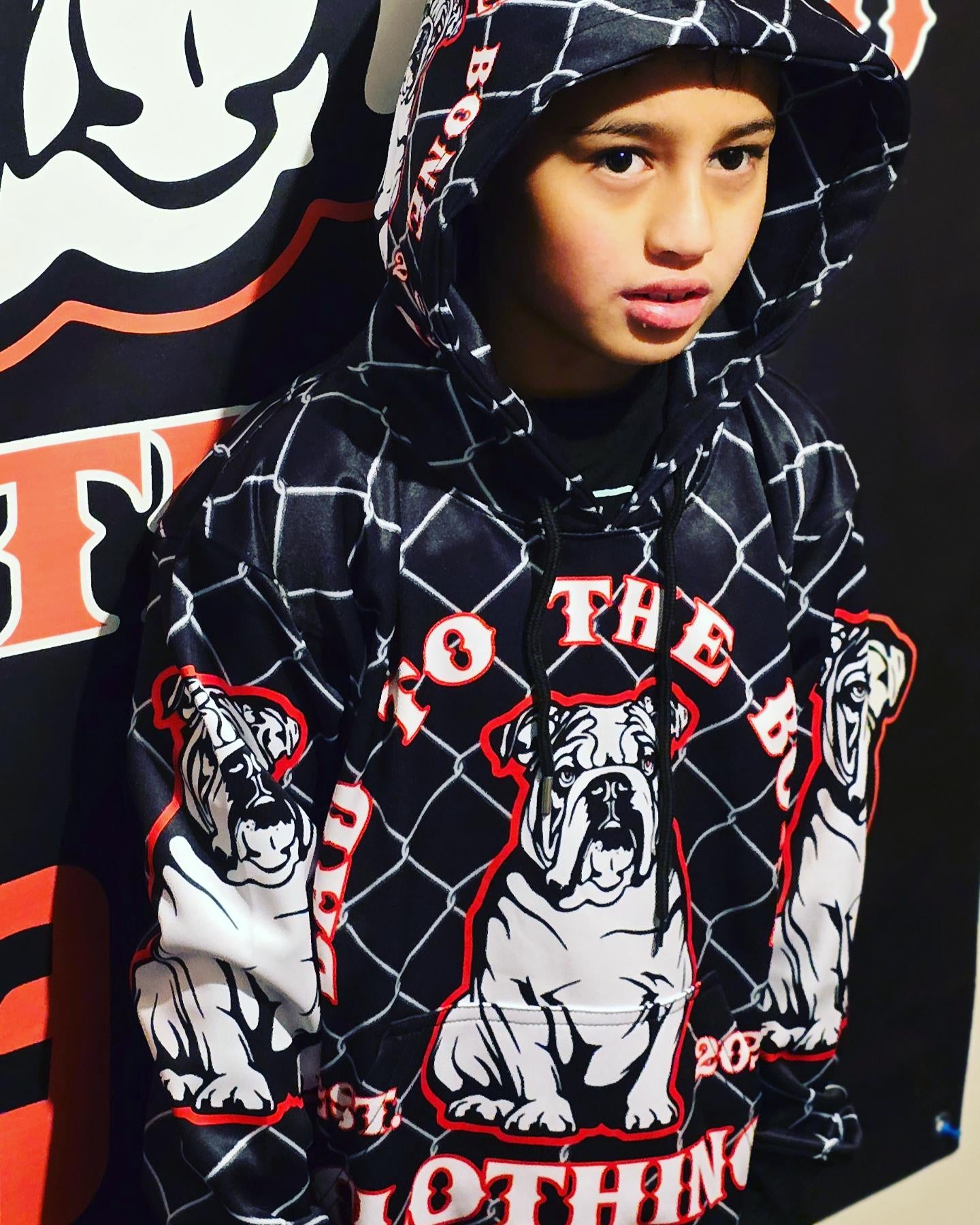 Youth O.G 'Bad To The Bone Clothing Est.2020' Sublimated Hood.