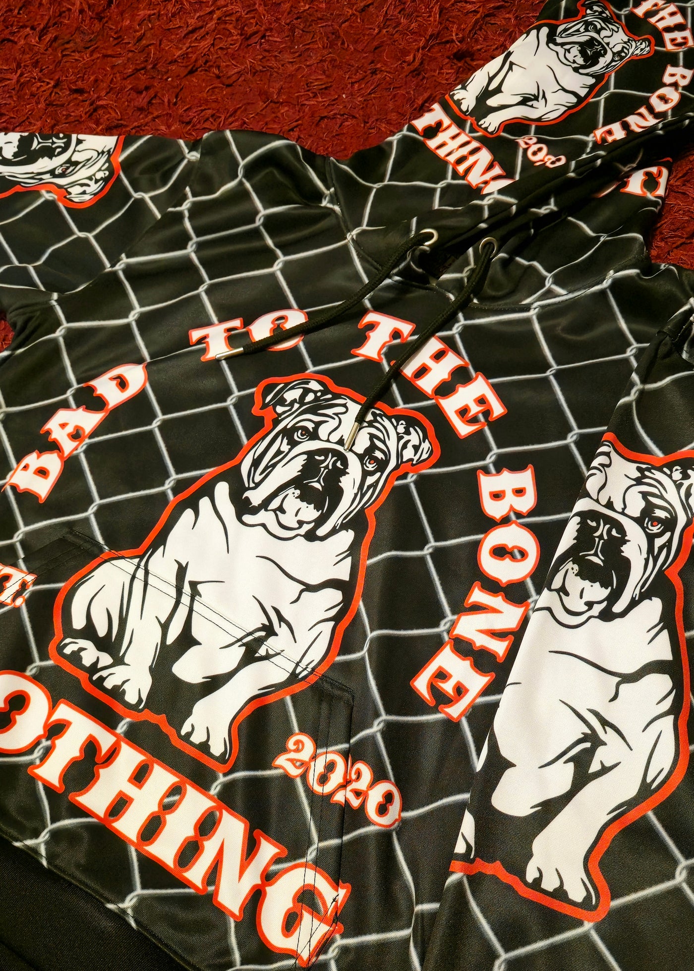 Toddler/Kids/Youth O.G 'BTTB Clothing' Sublimated Black Hood.