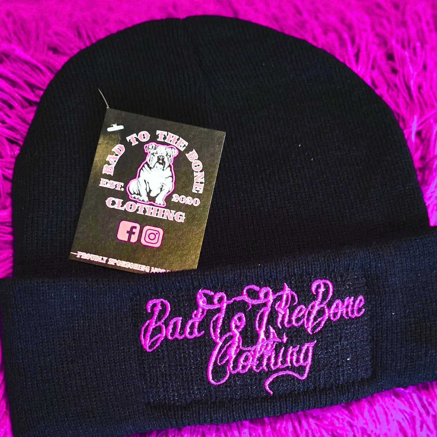 O.G 'BTTB Clothing' Embroided Black Beanie.