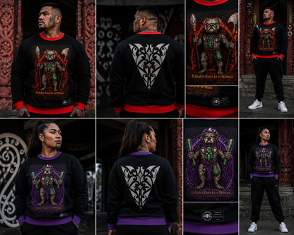 O.G 'Kākahu Kino Ki Te Wheua' DTG Printed Crew-Neck Sweatshirt.