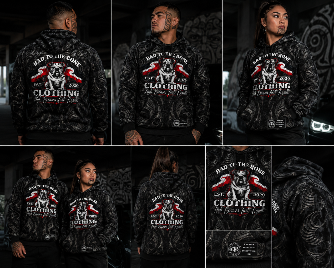O.G 'BTTB CLOTHING N.E.J.R' Pull-Over Hood